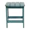 Flash Furniture Charlestown All-Weather Poly Resin Wood Adirondack Side Table in Teal JJ-T14001-TL-GG - alternate 7